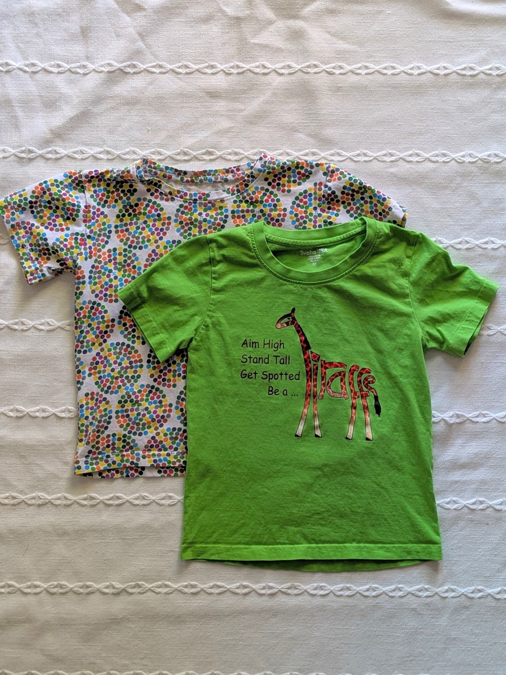 Svaha Graphic Kids T-Shirt Set Of Two - Picture 1 of 4